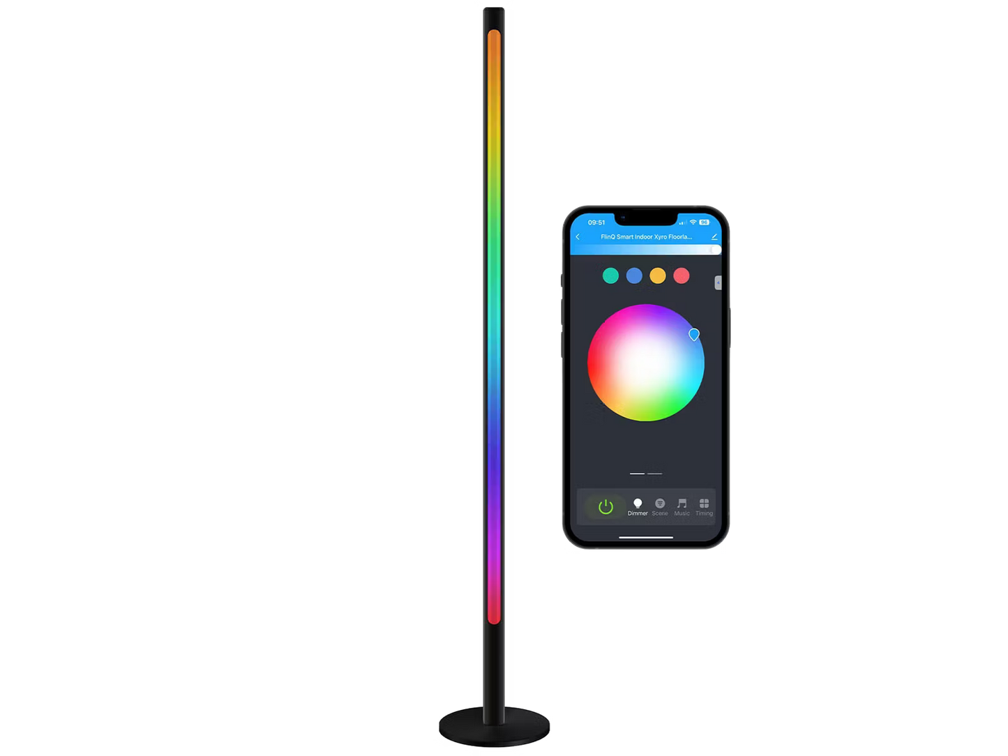 Lampe décorative verticale